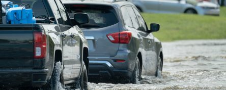 véhicules inondés